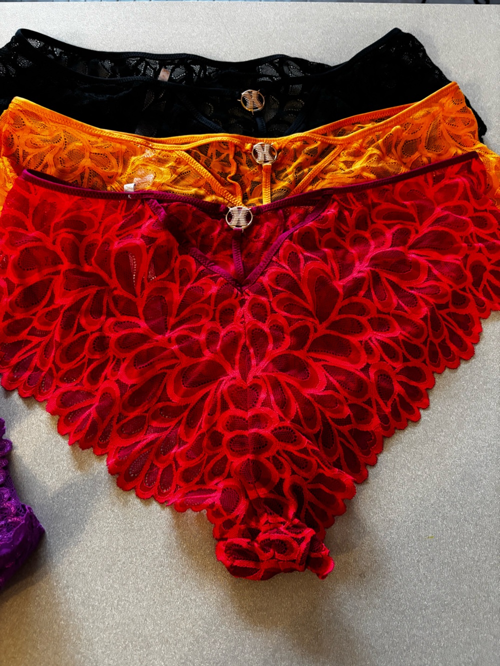 Savage X Fenty Savage Not Sorry Lace Cheeky Panty - Picture 4 of 8